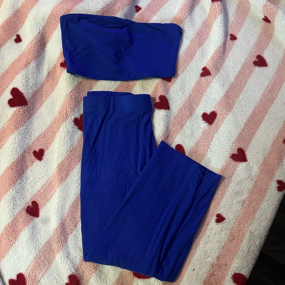 blue 2-piece